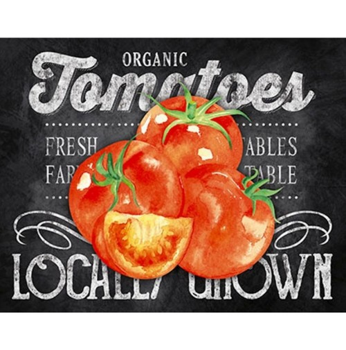 Placa Decorativa MDF Tomatoes 
